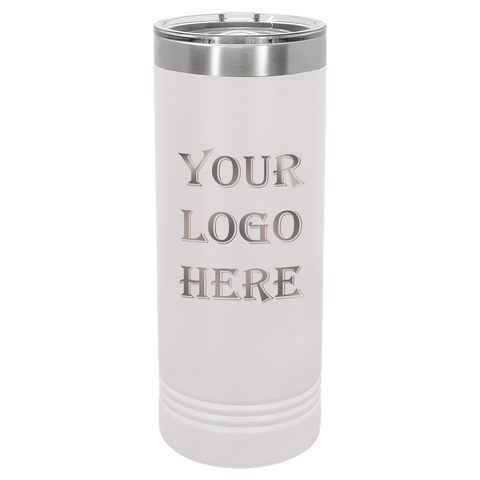 22 oz Custom Engraved Skinny Tumblers w/ Exclusive Bulk Wholesale Pricing