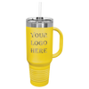 yellow travel mug
