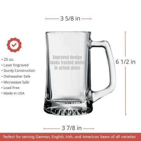 25oz Beer Mug w/ Exclusive Bulk Wholesale Pricing